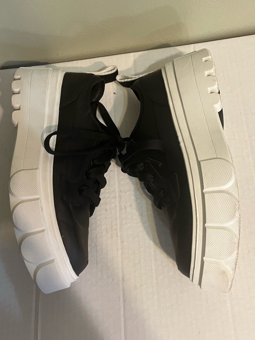 Sorel Caribou X Chunky Platform Waterproof Black Leather Sneaker Size 7.5 - Picture 10 of 13
